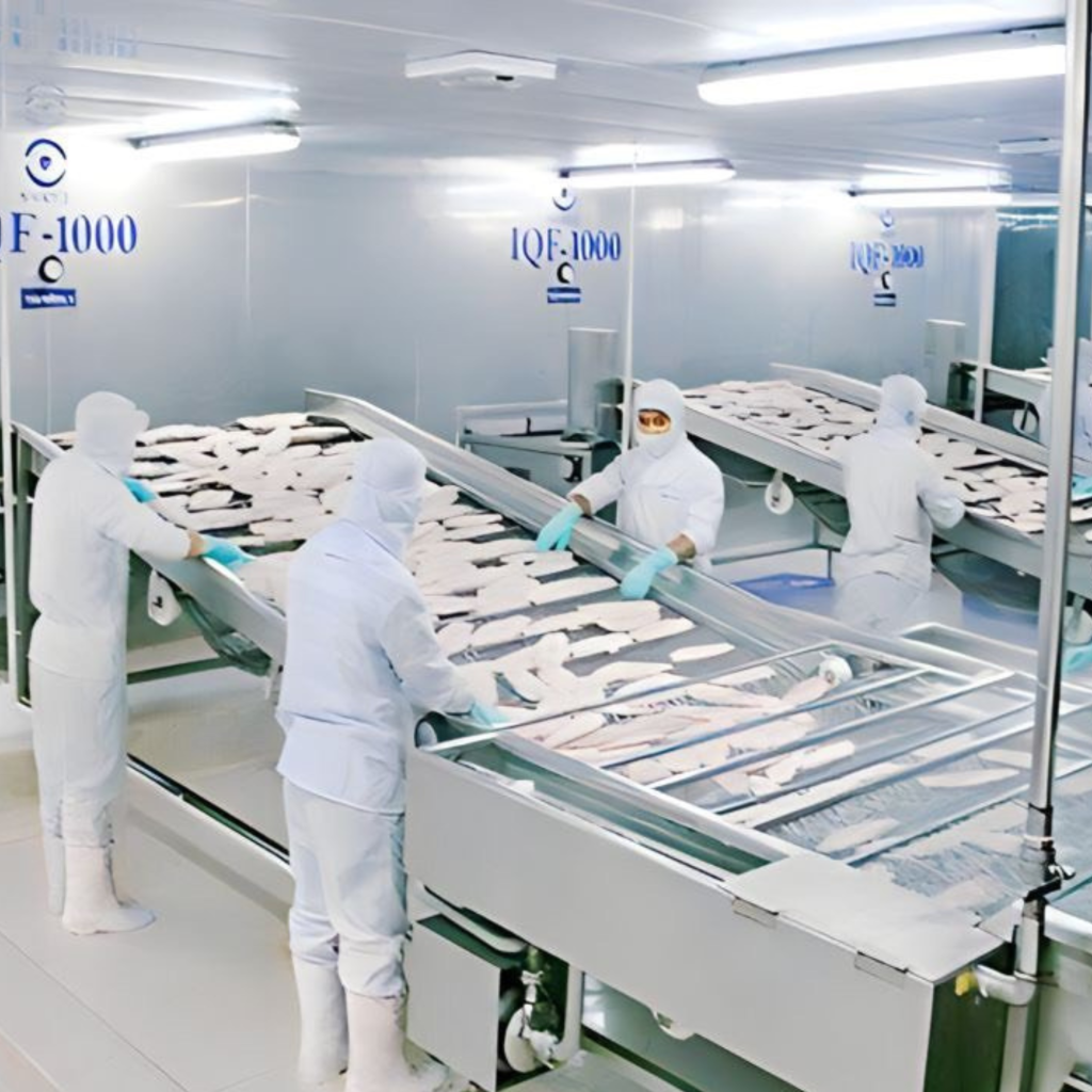 Băng chuyền IQF dạng phẳng